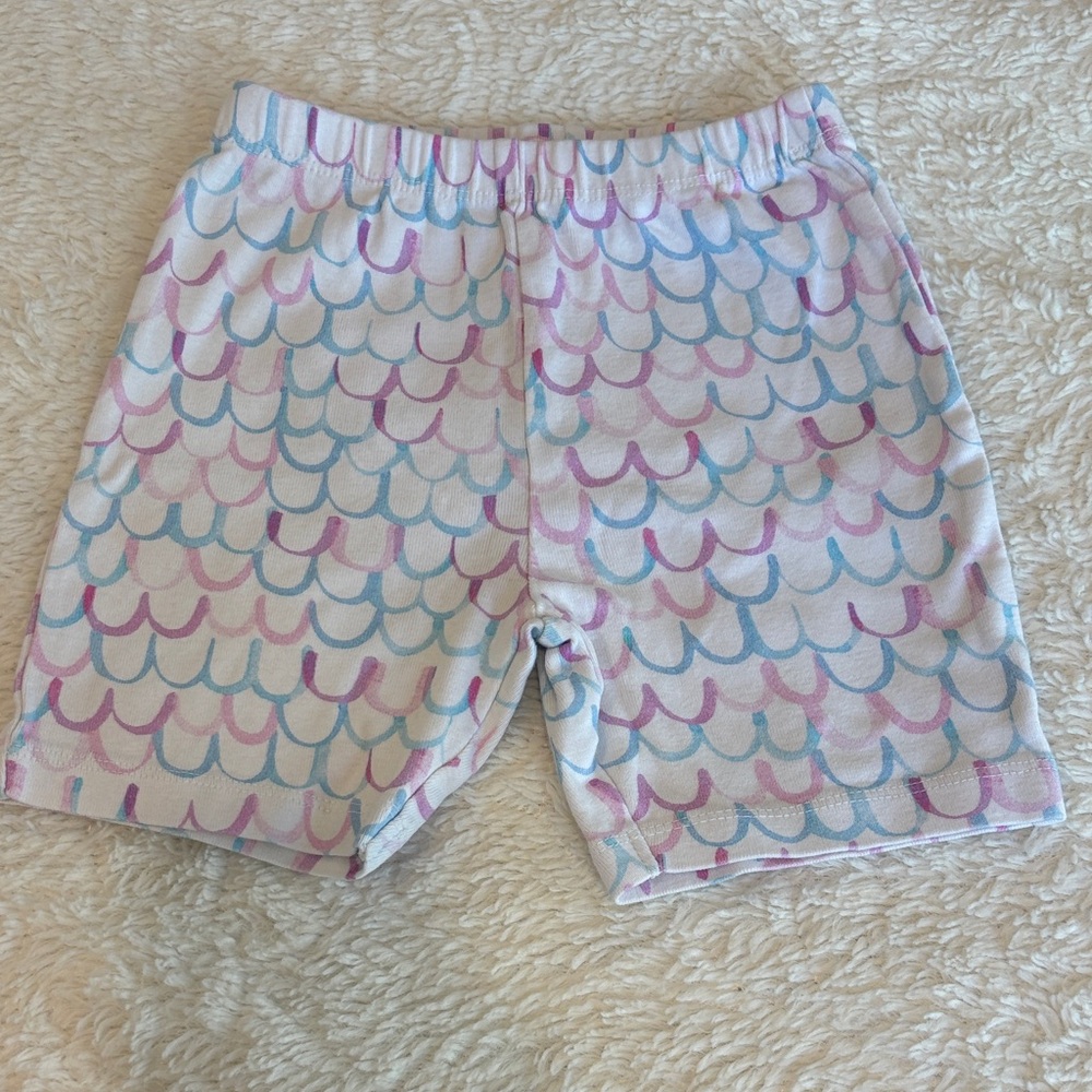 Pottery Barn Mermaid Patterned Shorts | 3T